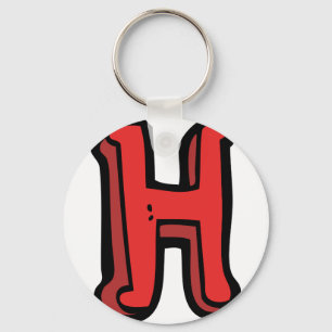 Porte-clés Letter H Keychain