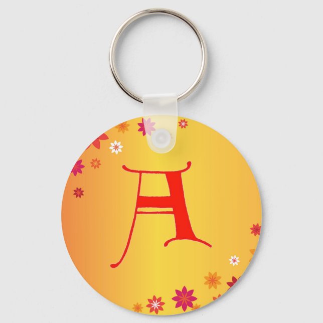 Porte-clés Lettre A (Recto)