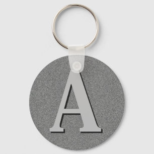 Porte-clés Lettre A de monogramme