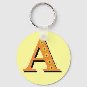 Porte-clés Lettre A de monogramme