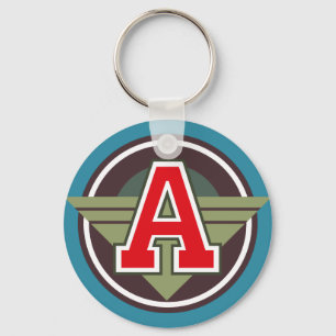 Porte-clés Lettre "A " de monogramme