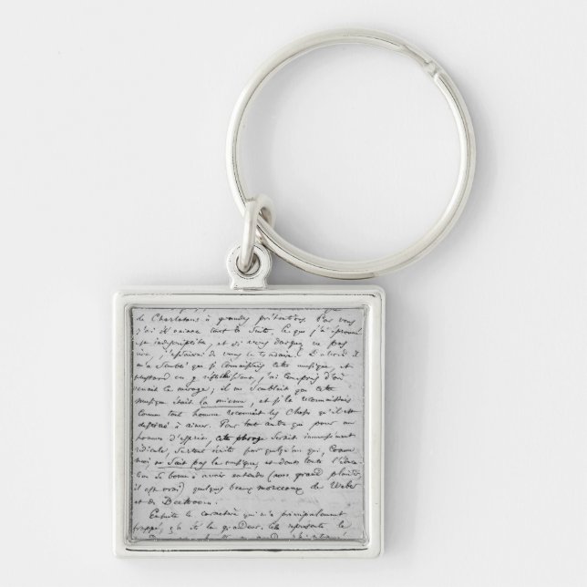 Porte-clés Lettre à Richard Wagner le 17 février 1860 (Devant)