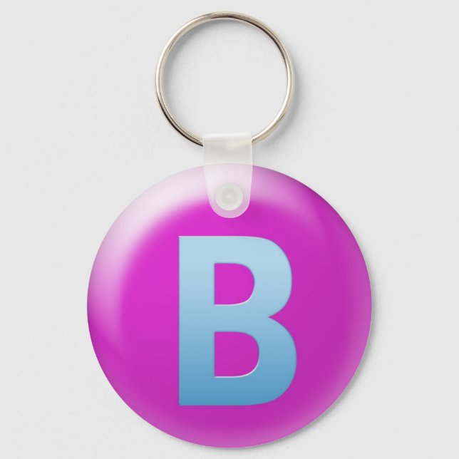 Porte-clés Lettre B (Recto)