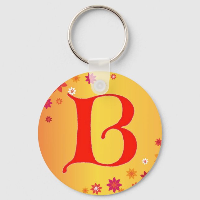 Porte-clés Lettre B (Recto)