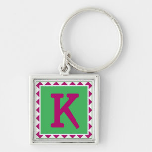 Porte-clés Lettre colorée 'K' - Porte - clé