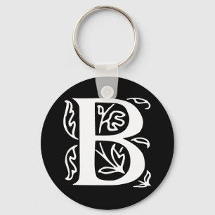 Porte-clés Lettre de fantaisie B