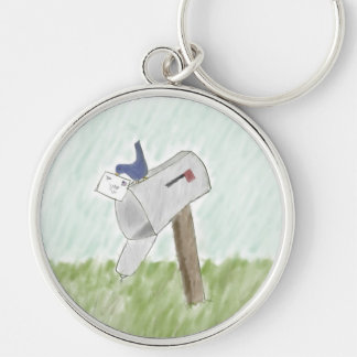 Porte-clés Lettre d'un porte - clé d'oiseau bleu