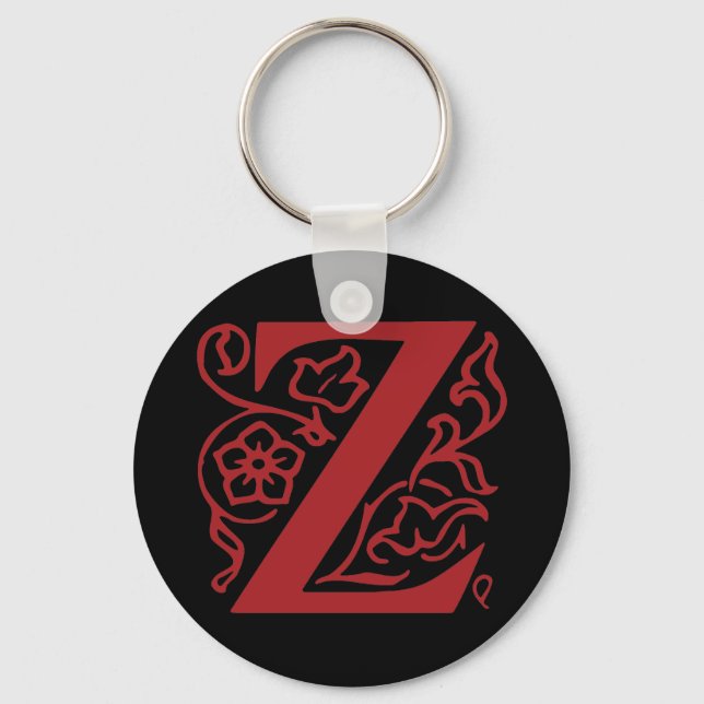 Porte-clés Lettre fantaisie Z (Recto)