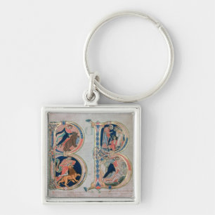 Porte-clés Lettre initiale "B" Beatus vir - Blessed est