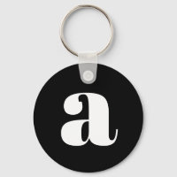 Lettre initiale de monogramme moderne simple noir 
