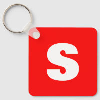 Lettre initiale Monogramme Style moderne Rouge Bla