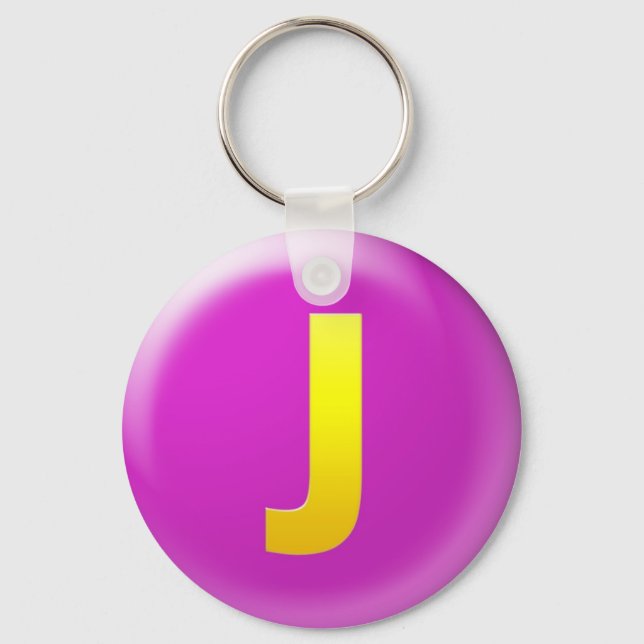 Porte-clés Lettre J (Recto)