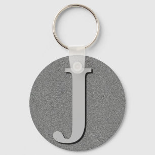 Porte-clés Lettre J de monogramme