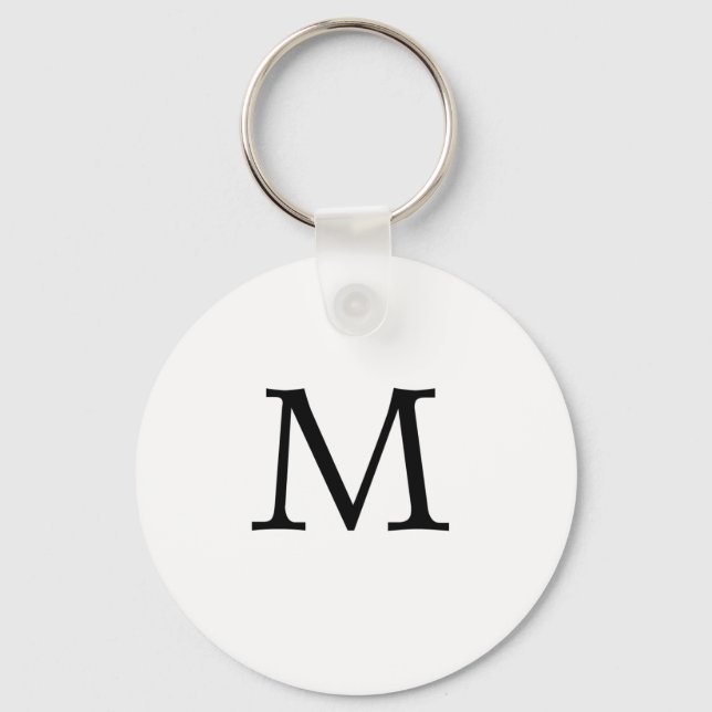Porte-clés Lettre M Porte - clé Monogramme (Recto)