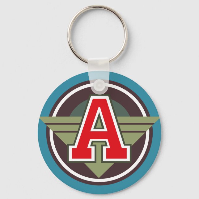 Porte-clés Lettre monogramme "A" (Recto)