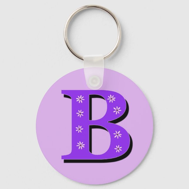 Porte-clés Lettre monogramme B (Recto)