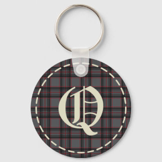 Porte-clés Lettre monogramme Q Porte - clé