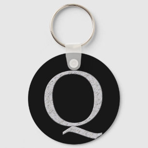 Porte-clés Lettre monographique Q