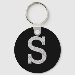 Porte-clés Lettre S de monogramme