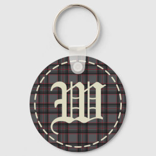 Porte-clés lettre W monogrammée