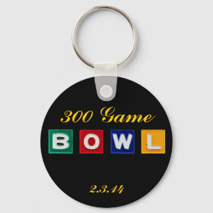 Porte-clés Lettres B O W L