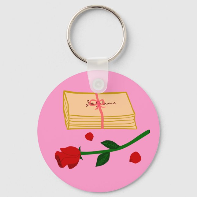 Porte-clés Lettres d'amour romantiques (Recto)