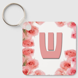 Porte-clés Lettres d'amour "W" 