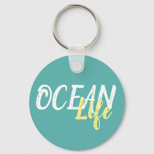 Porte-clés lettres OCEAN LIFE nautique  