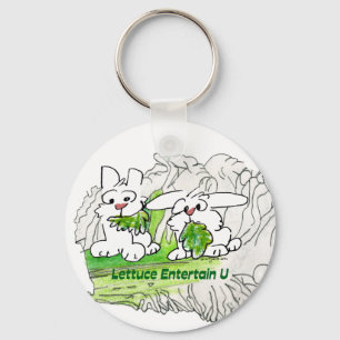 Porte-clés Lettuce Entertain U Cartoon Rabbits