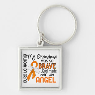 Porte-clés Leucémie de grand-maman de l'ange 2