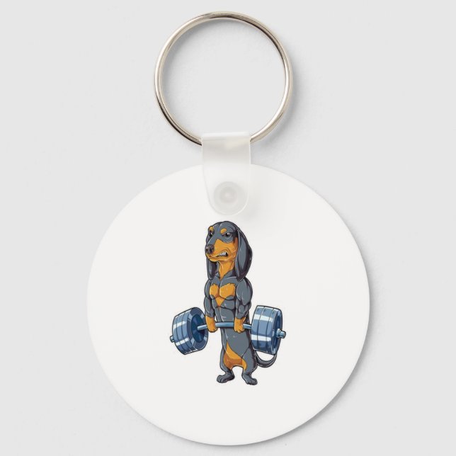 Porte-clés Levage de poids à la coque (Recto)