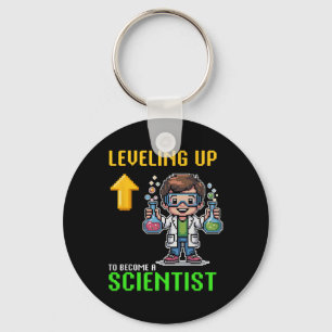 Porte-clés Levelup Scientist Ck To School Funny Gamer Boy
