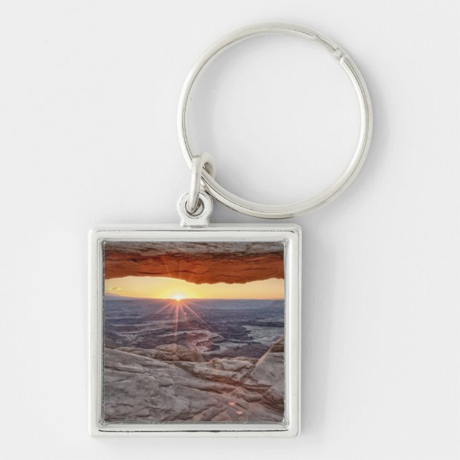 Porte-clés Lever de soleil à la voûte de MESA, parc national (Devant)