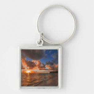 Porte-clés Lever de soleil à l'île de Mokulua
