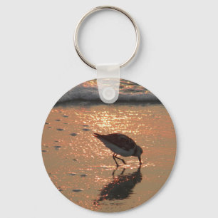 Porte-clés lever de soleil de bécasseau