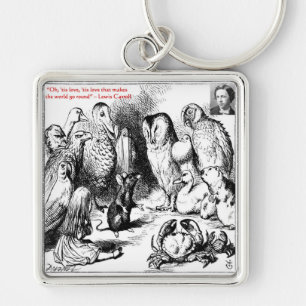 Porte-clés Lewis Carroll Looking Glass Illustration & quota