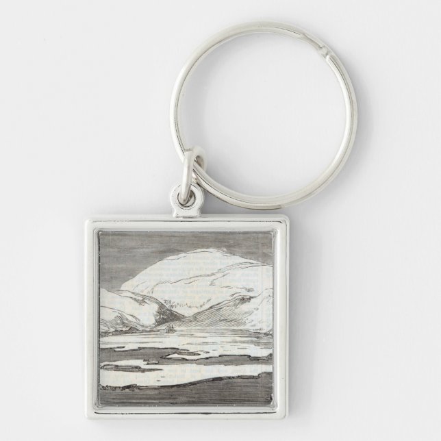 Porte-clés L'expédition de Pôle Nord (Devant)