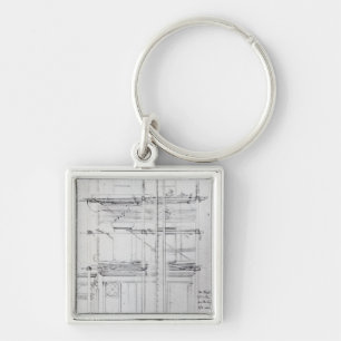 Porte-clés L'extérieur de la Chambre d'Issac étant peinte