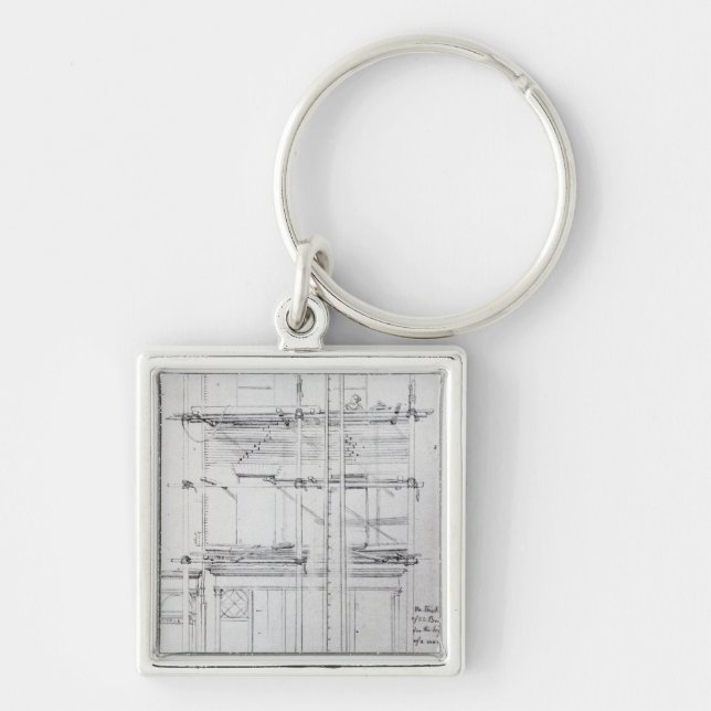 Porte-clés L'extérieur de la Chambre d'Issac étant peinte (Devant)