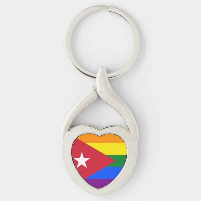 Porte-clés LGBT Cuba (Devant)