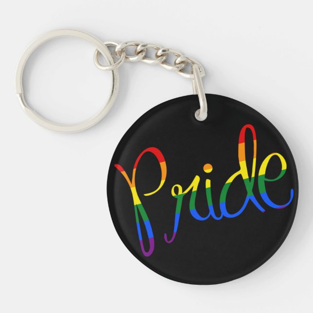Porte-clés LGBT Fierté Gay (Devant)