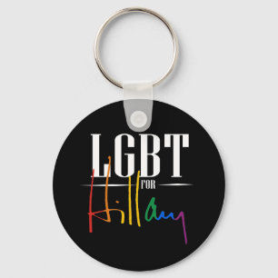 PORTE-CLÉS LGBT POUR HILLARY - .PNG