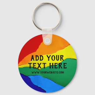 Porte-clés LGBT Pride Rainbow Flag Marketing