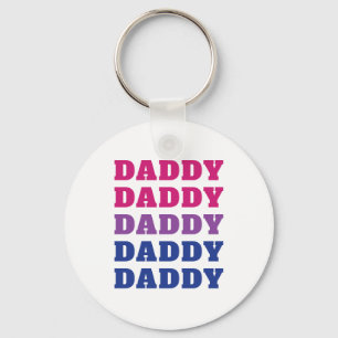 Porte-clés LGBTQ Daddy Bisexual Pride Papa Fête des pères