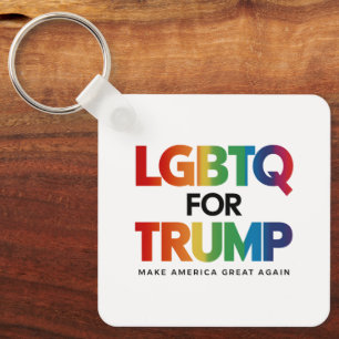 PORTE-CLÉS LGBTQ POUR TRUMP GAY LESBIAN POUR TRUMP 2024