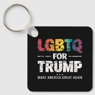 PORTE-CLÉS LGBTQ POUR TRUMP GAY LESBIENNE POUR TRUMP 2024