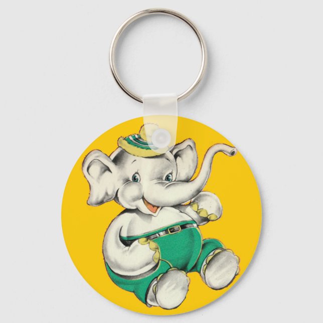 Porte-clés L'heureux Porte - clé des éléphants (Recto)