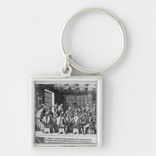 Porte-clés L'histoire de l'oeuf de Christophe Colomb