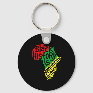 Porte-clés L'histoire des Noirs est l'histoire américaine Afr