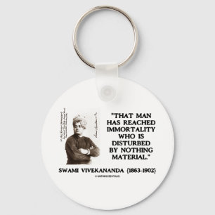 Porte-clés L'Homme Swami Vivekananda a atteint le matériel d'